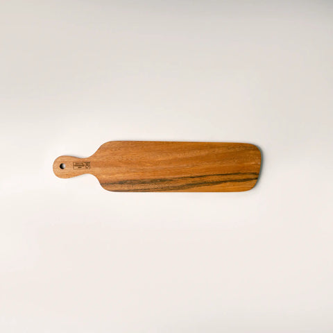 Sustainable Wood Charcuterie Serving Board with long handle
