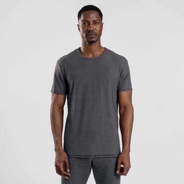 mens active comfort crew neck tshirt color gray