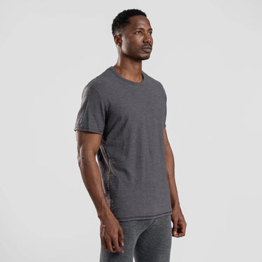 mens all activities crew neck tshirt color gray