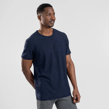 mens best ultralight tshirt crew neck color navy blue