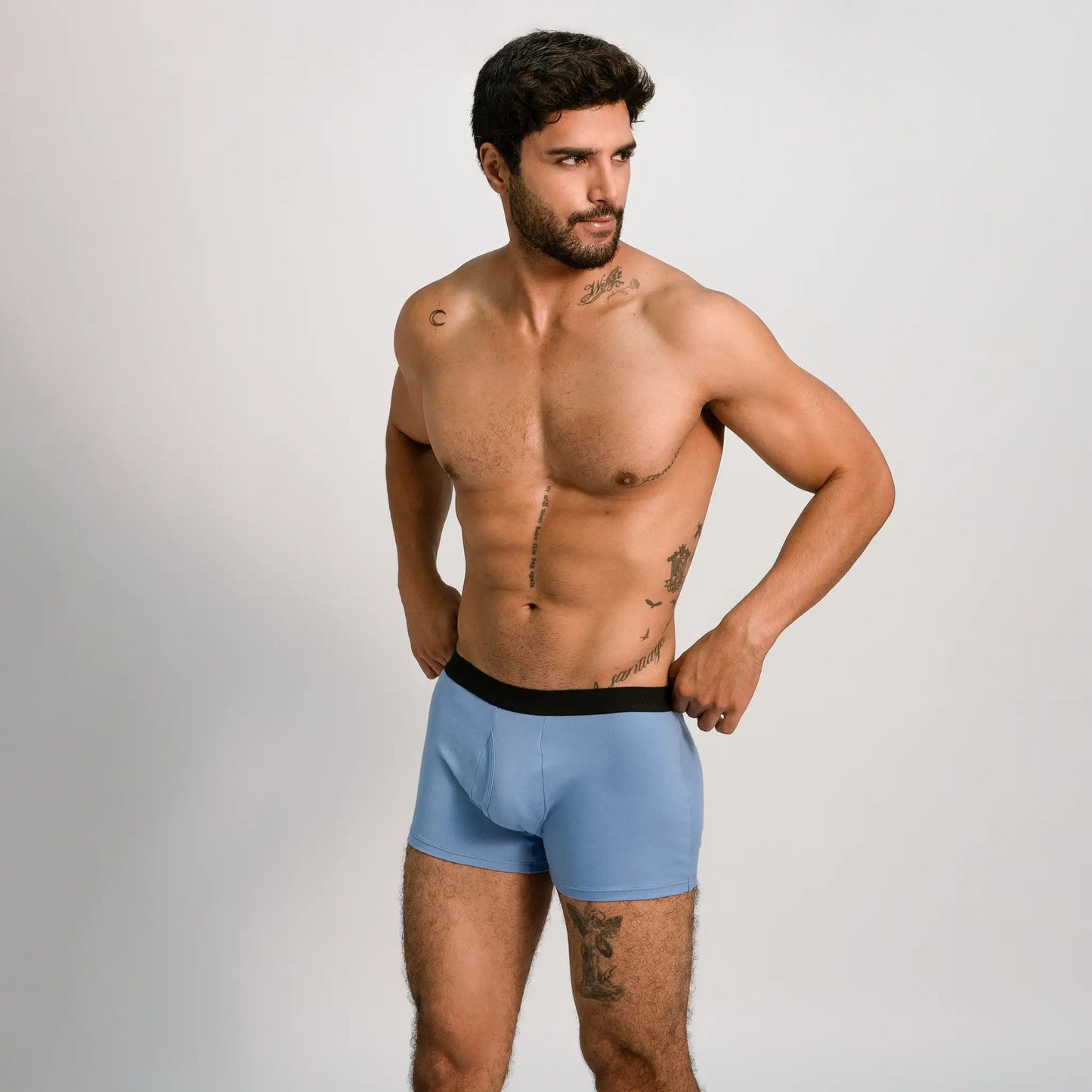 mens finest pima bower wfly color sky blue