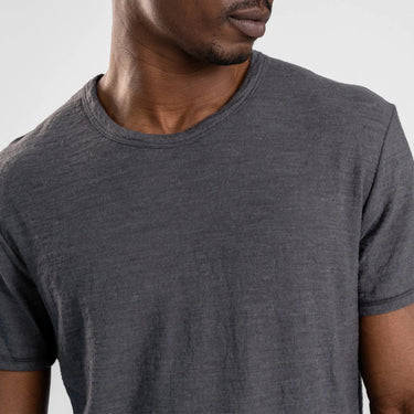 mens most comfortable crew neck tshirt color gray