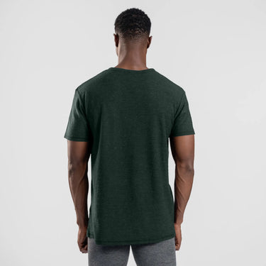 mens most sustainable tshirt crew neck color dark teal