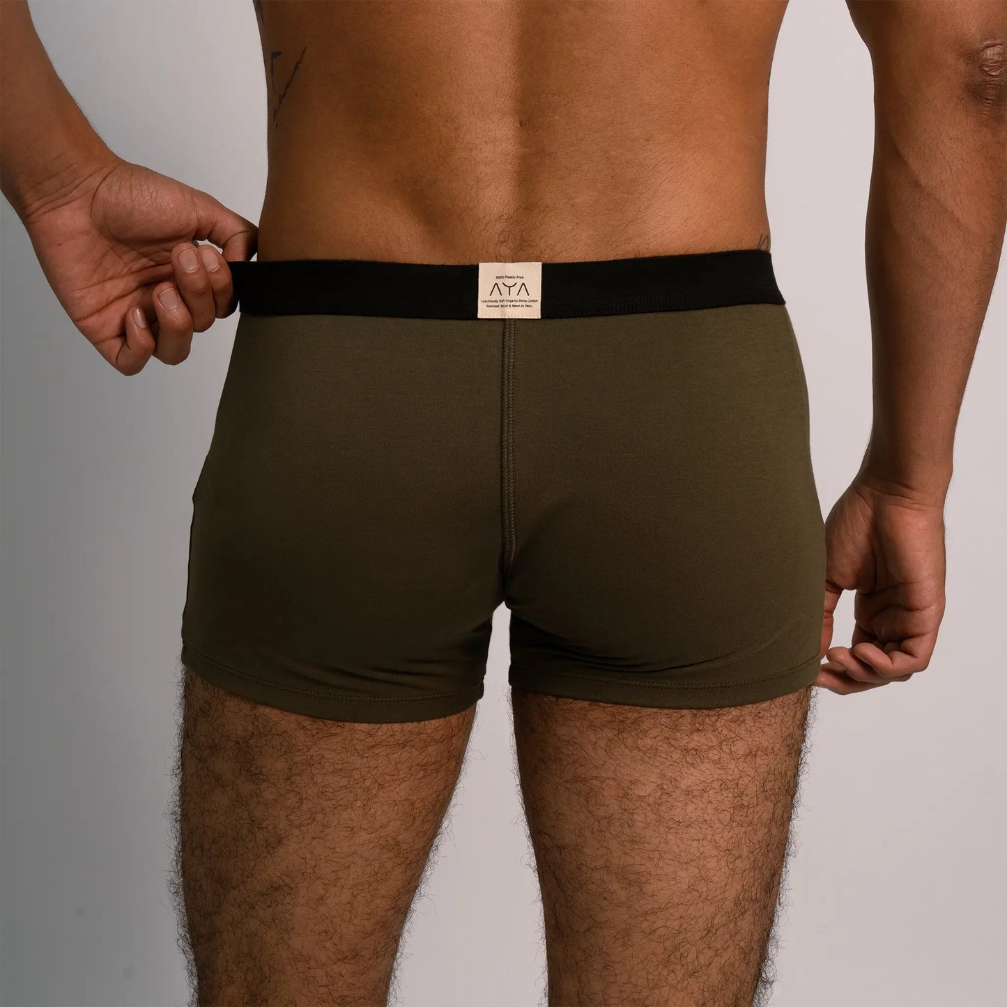 mens natural dye bower wfly color green