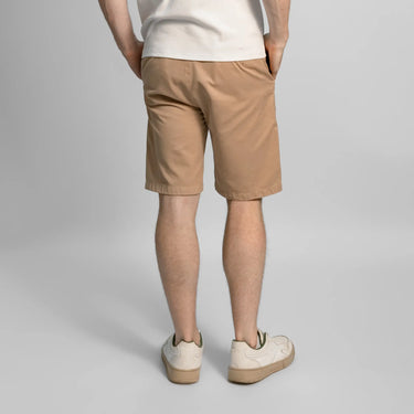 mens organic cotton chino shorts color beige