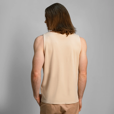 mens organic ecoprint tank top color ecoprint