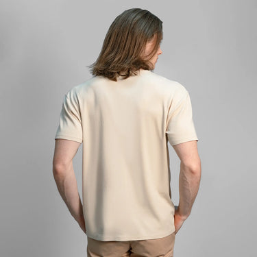 mens organic ecoprint vneck color ecoprint