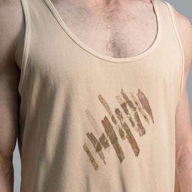 mens sustainable clothing ecoprint tank top color ecoprint