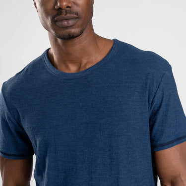 mens ultimate outdoor crew neck tshirt color natural blue