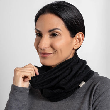 neck gaiter eco friendly ultralight color black