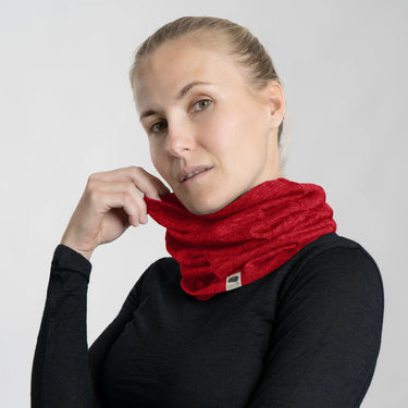 neck gaiter low impact ultralight color red