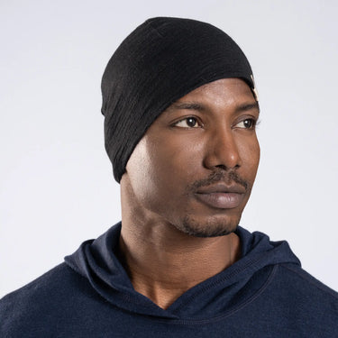 unisex comfort beanie color black
