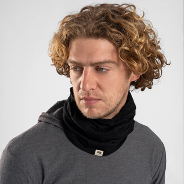 unisex wind protection neck gaiter ultralight color black