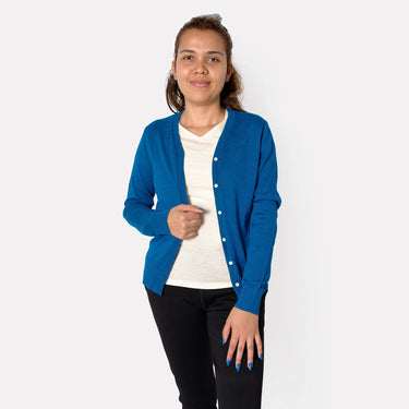 womens alpaca wool chemical free cardigan color teal