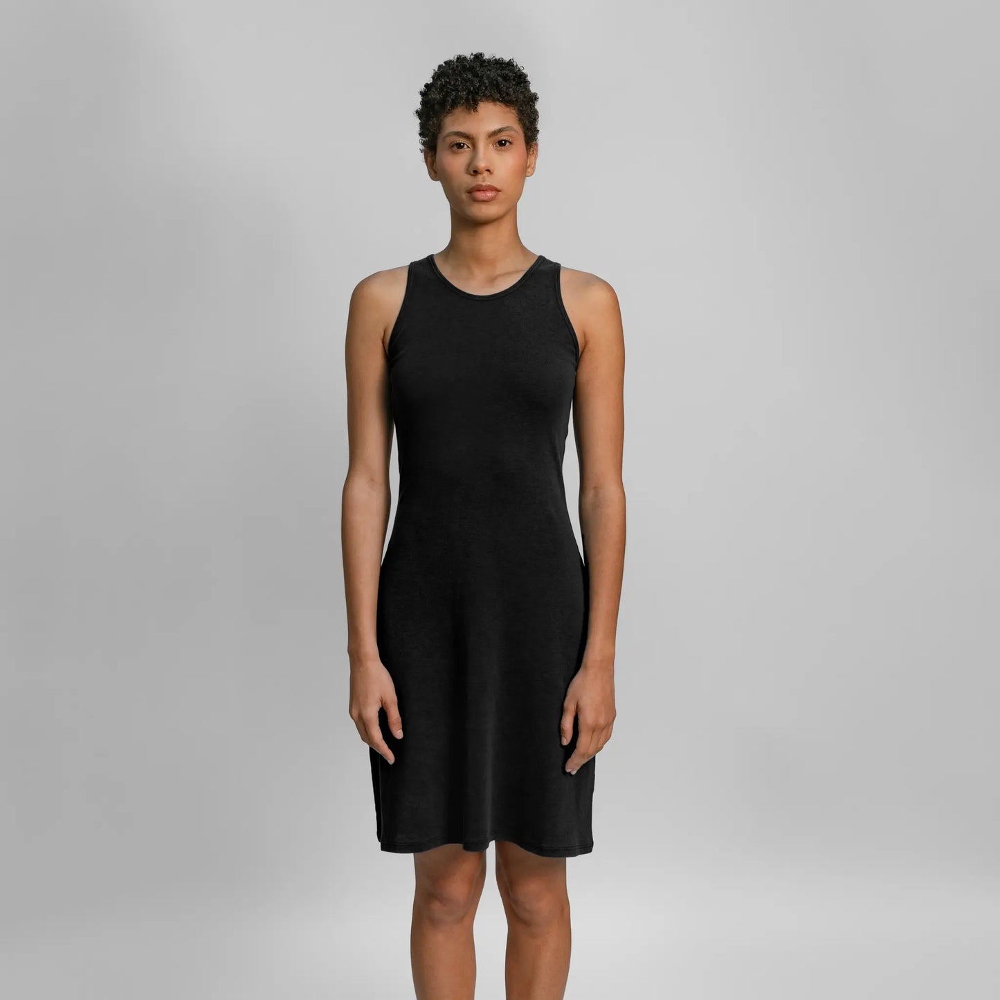 womens comfortable fit bodycon dress color black