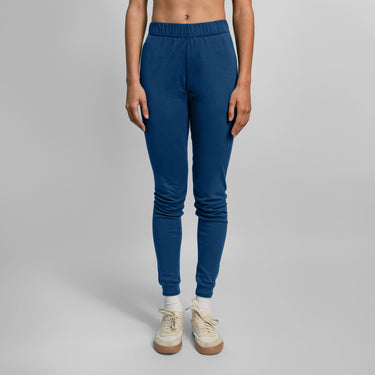 womens ecological joggers color natural blue