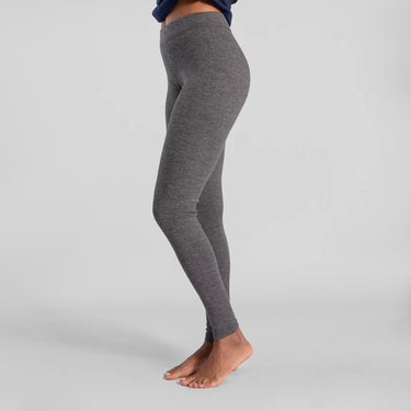 womens functional wool leggings midweight color gray
