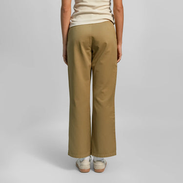 womens low impact dye chino pants color light olive