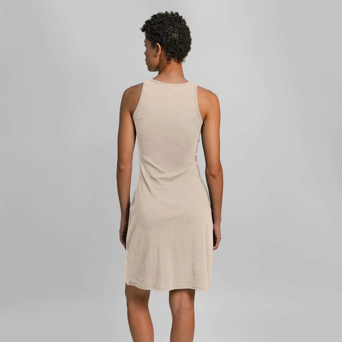 womens natural dye bodycon dress color undyed