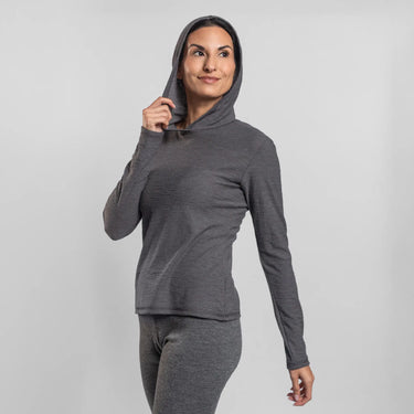 womens natural dye sun hoodie ultralight color gray