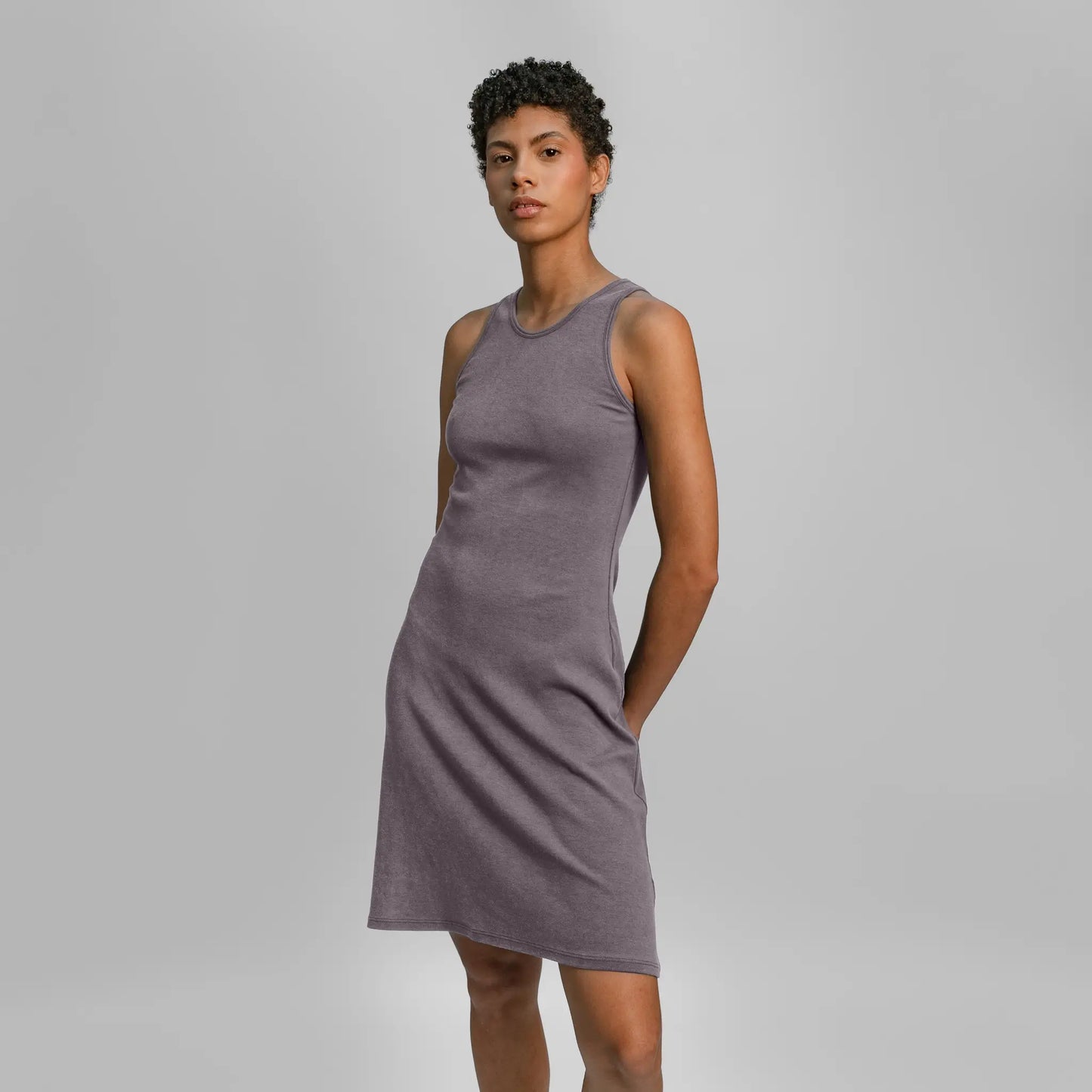 womens natural product bodycon dress color natural gray