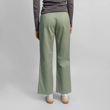 womens organic cotton chino pants color aqua