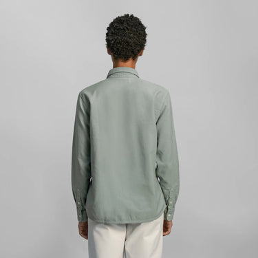 Women’s Organic Pima Cotton Classic Shirt - Heavyweight color basil
