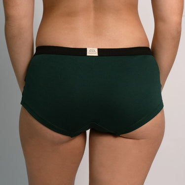 womens silky soft panties color dark teal