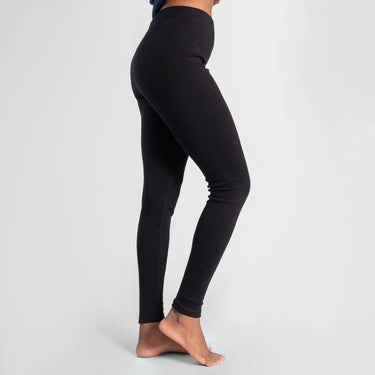 womens thermal wool wool leggings midweight color black