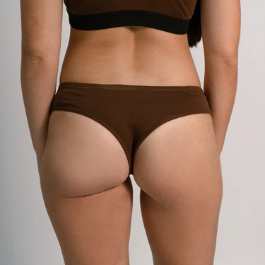 womens ultra soft thong color brown