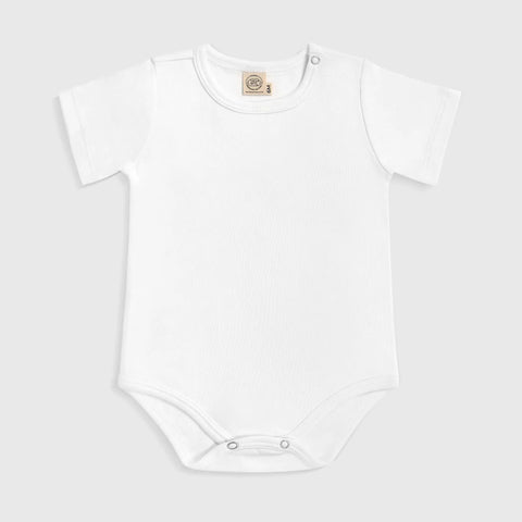Baby's Organic Pima Cotton Short-Sleeve Bodysuit