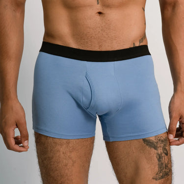 10 Pack Bundle - Men's Organic Pima Cotton Boxer Briefs Fly cover 4