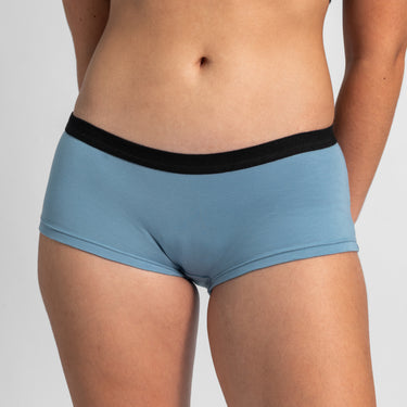 Women's Organic Pima Cotton Panties color Natural BabyBlue
