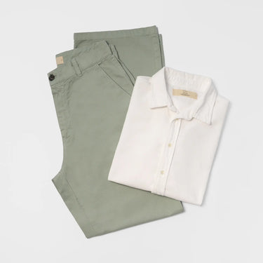 2 Pack Bundle - Women's Classic Shirt Lightweight & Chino Pants cover 1