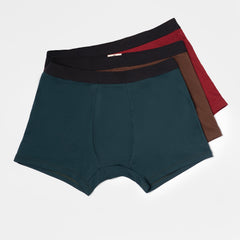 3 Pack Bundle - Men's Organic Pima Cotton Boxer Briefs