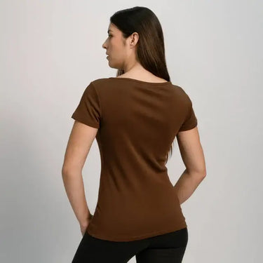 3 Pack Bundle - Women's Organic Pima Cotton V-Neck T-Shirt cover 3
