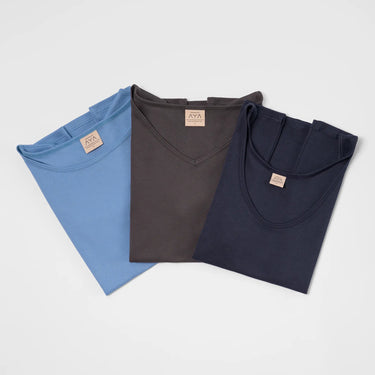 3 Pack Bundle - Women's Organic Pima Cotton T-Shirts & Tank Top cover 1