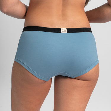 Women's Organic Pima Cotton Panties color Natural BabyBlue