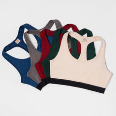 5 Pack Bundle - Women's Organic Pima Cotton Bralette