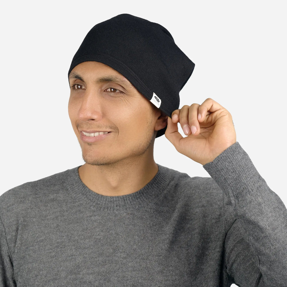 Alpaca Folded Beanie Hat