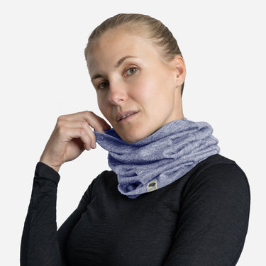 Alpaca Wool Neck Warmer color Lilac
