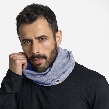 Alpaca Wool Neck Warmer color Lilac