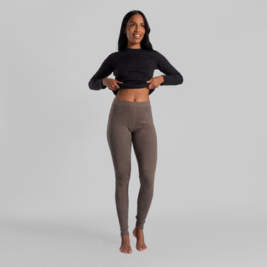 Women's Alpaca Travel Leggings color Natural Gray