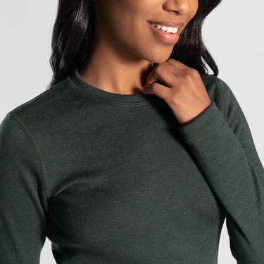 Women's Alpaca Sweater color Dark Teal