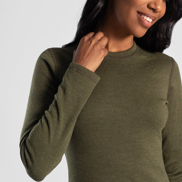 Women's Alpaca Sweater color Green