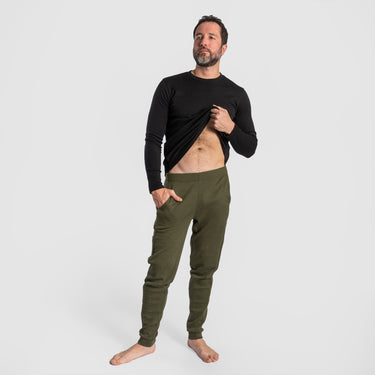 Men's Alpaca Travel Sweatpants color Green