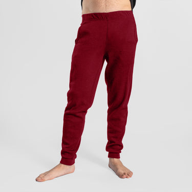 Men's Alpaca Travel Sweatpants color Maroon