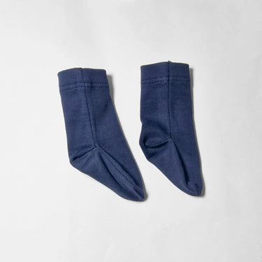 babys eco friendly socks color navy blue