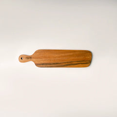 Sustainable Wood Charcuterie Serving Board with long handle