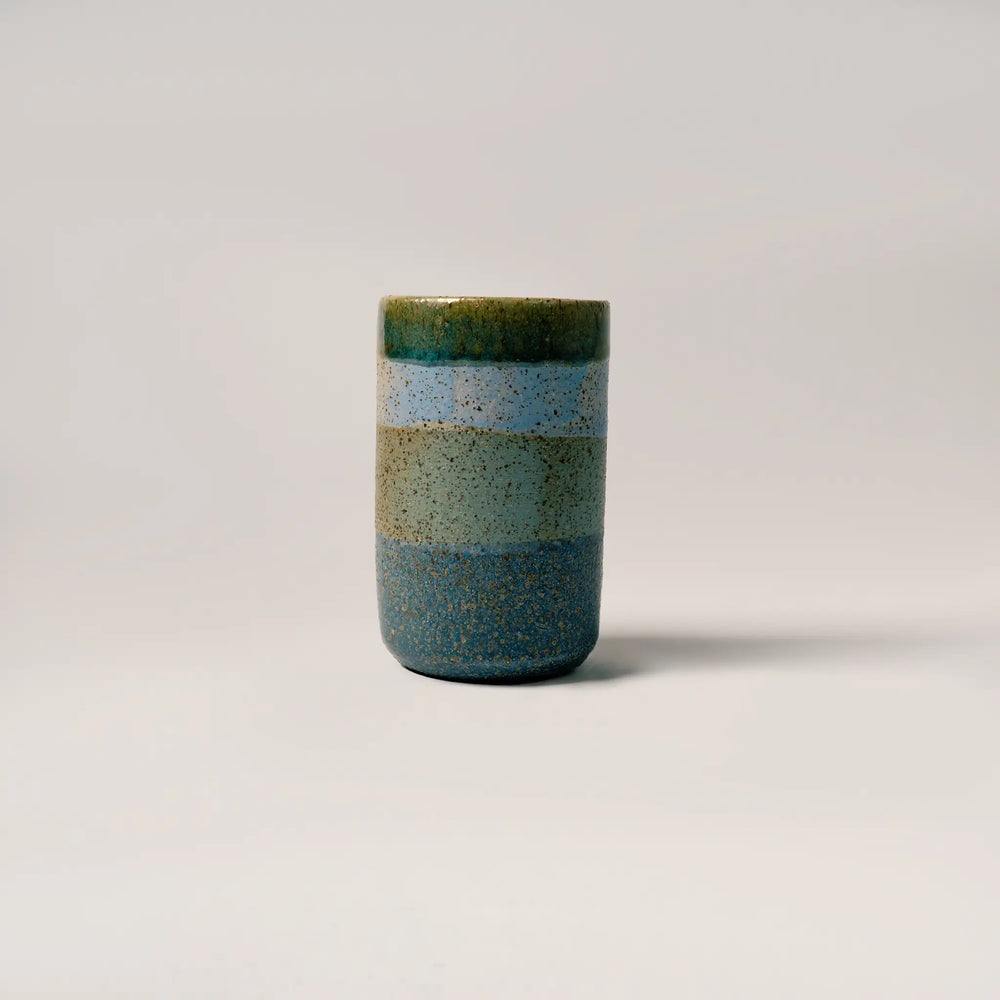 Peruvian Handmade Long Ceramic 5-Oz Cup